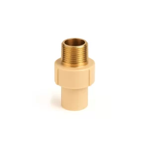 Adaptador Macho con Inserto de Latón CPVC