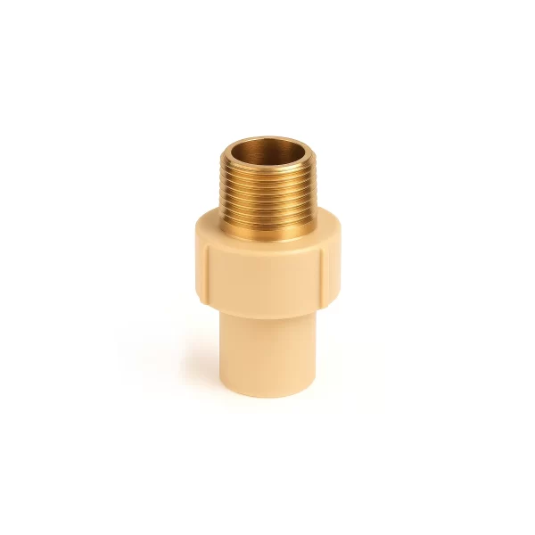 Adaptador Macho con Inserto de Latón CPVC