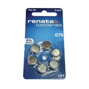 Batería Zinc-Aire Renata 675 (1.45V)