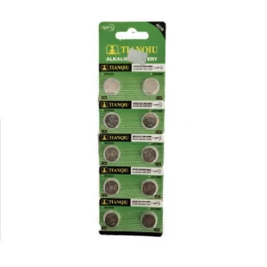 Batería Alcalina Tipo Botón AG10 Tianqiu