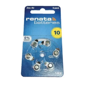 Batería Zinc-Aire Renata 10 (1.45V)