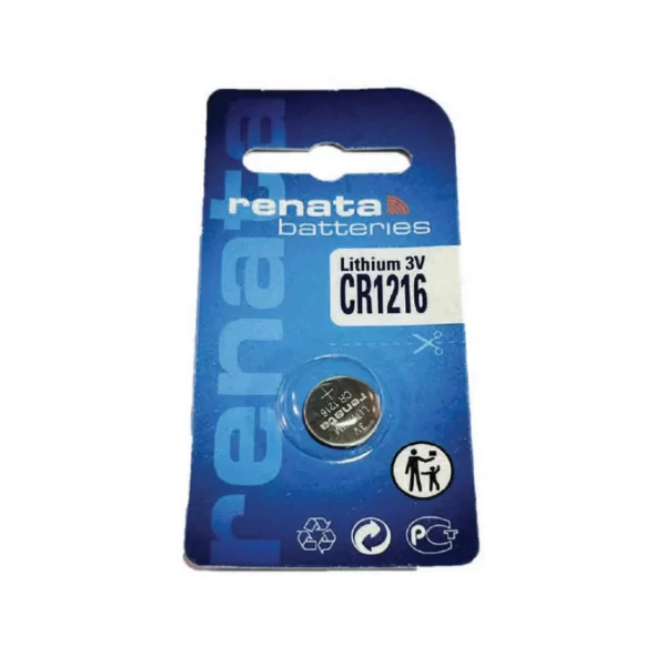 Batería de Litio Tipo Botón Renata CR1216 (3V)