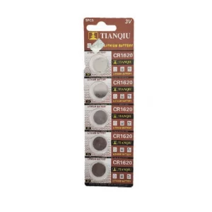 Batería de Litio Tipo Botón CR1620 Tianqiu