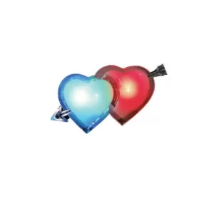 Lamparita LED de Noche Doble Corazón