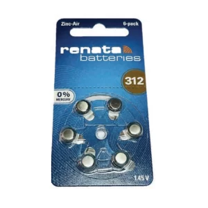 Batería Zinc-Aire Renata 312 (1.45V)