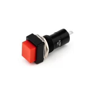 Interruptor Push Cuadrado Rojo SI-506