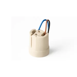 Socket de Porcelana con Cables UL