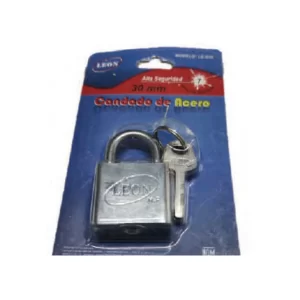 Candado de Acero 30 mm Alta Seguridad LE-S30