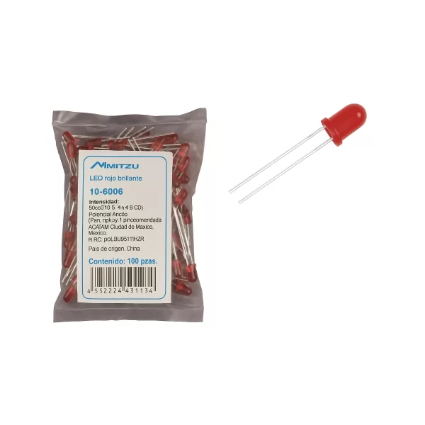 Led Rojo Brillante