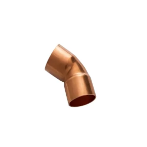 CODO 45° DE ½" COBRE