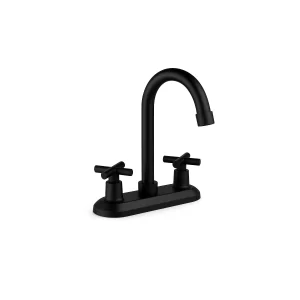 Mezcladora para lavabo negro